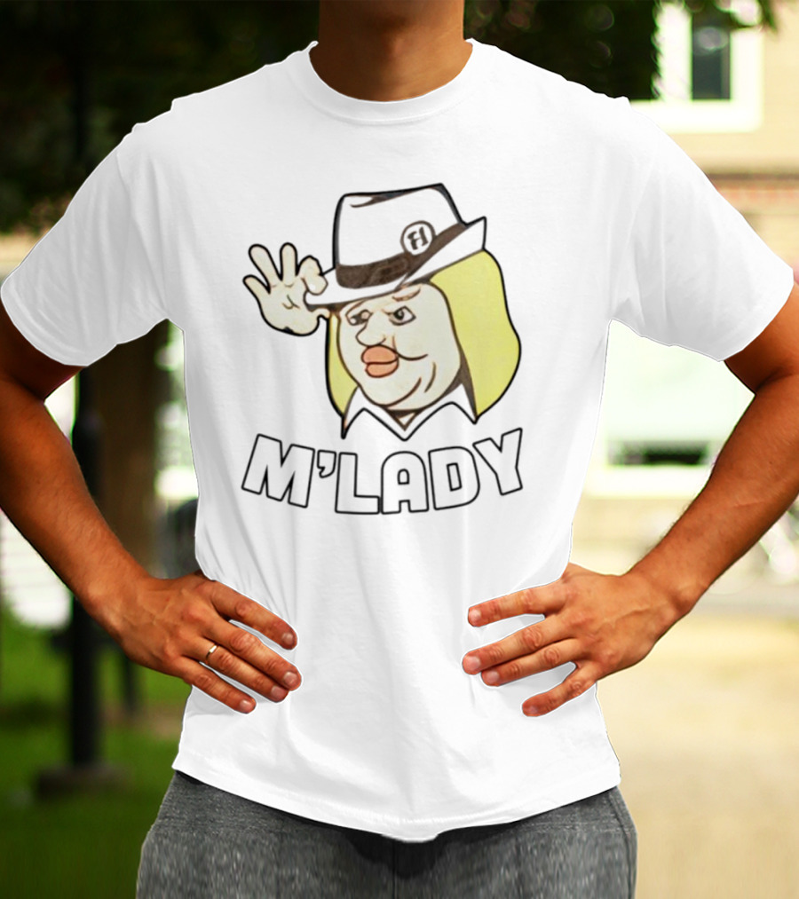 Elyse Willems M'Lady Cartoon Fedora Memes T-Shirt