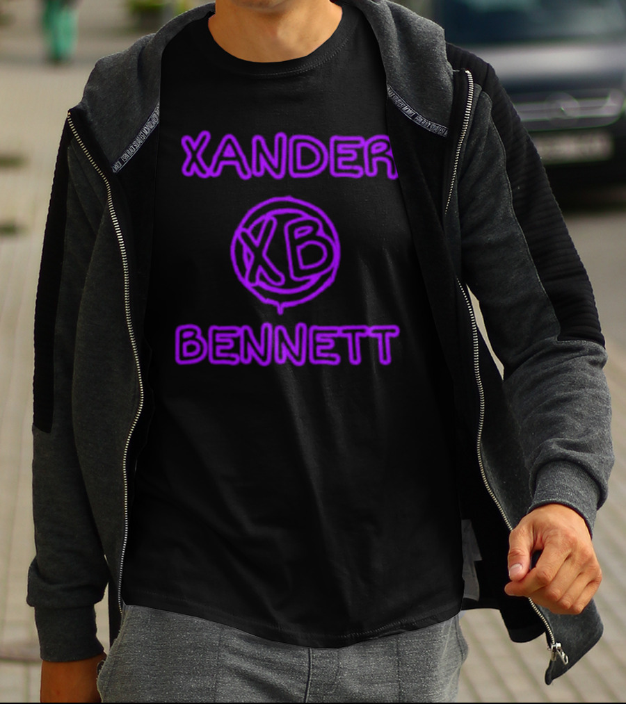 Xander Bennett XB Drip Neon Circle T-Shirt