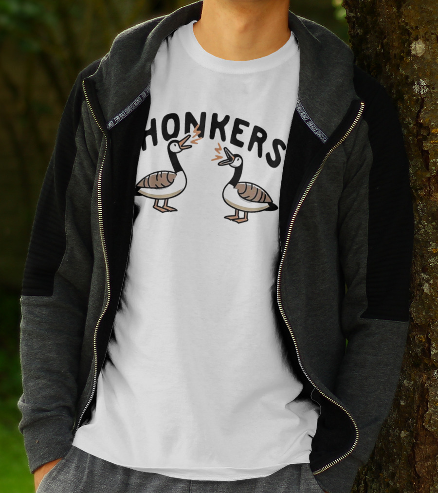 HONKERS Ducks Geese Cartoon Humor T-Shirt