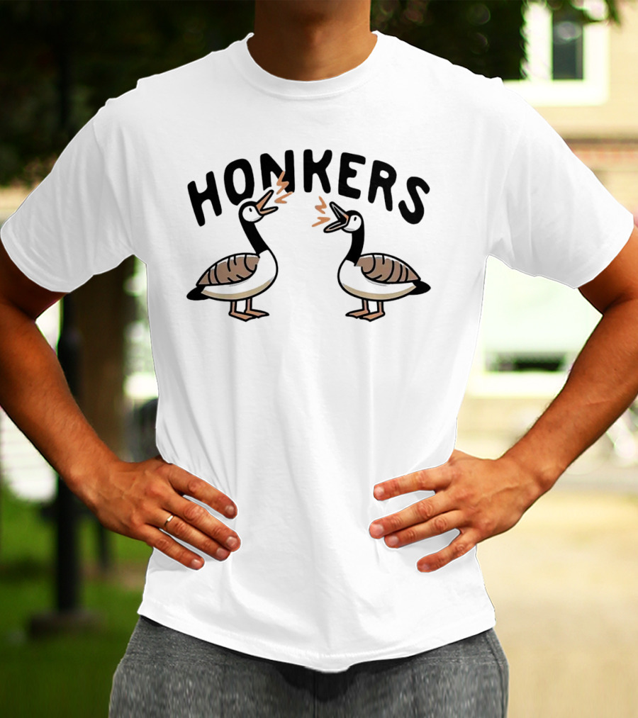 HONKERS Ducks Geese Cartoon Humor T-Shirt