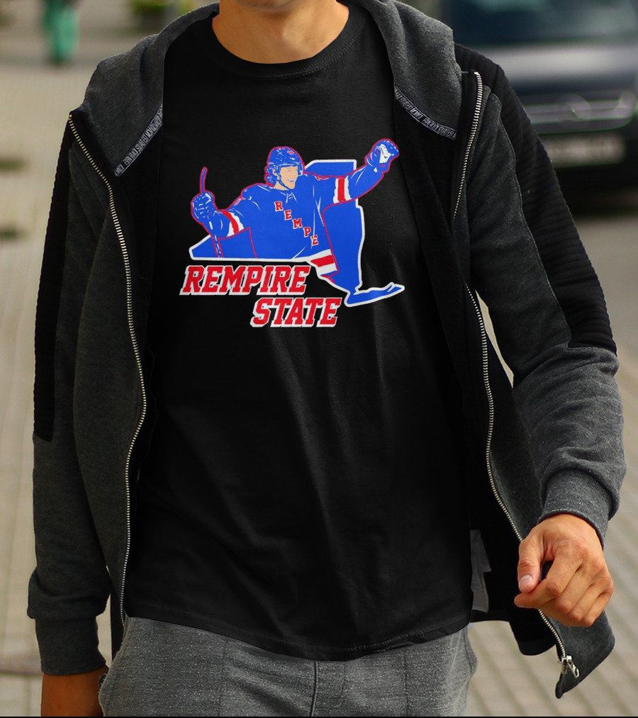 Matt Rempe Rempire State Hockey New York Rangers T-Shirt