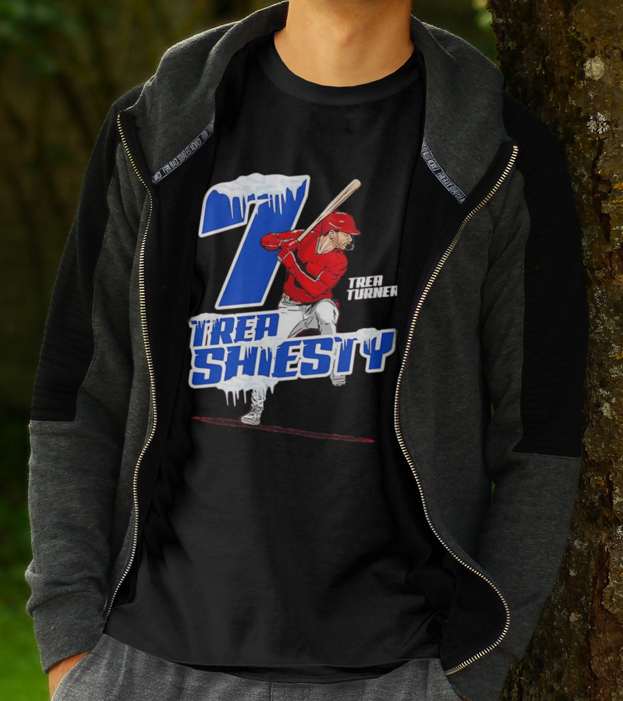 Trea Shiesty 7 Icy Trea Turner Philadelphia Phillies Baseball T-Shirt