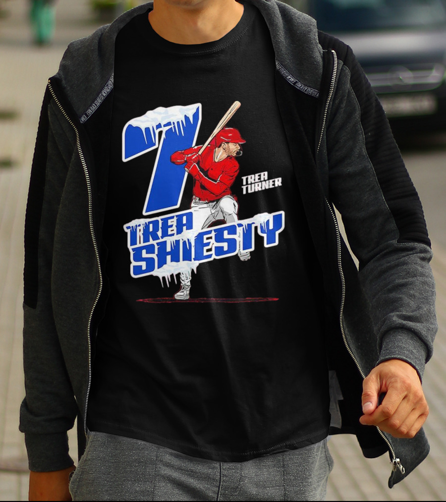 Trea Shiesty 7 Icy Trea Turner Philadelphia Phillies Baseball T-Shirt