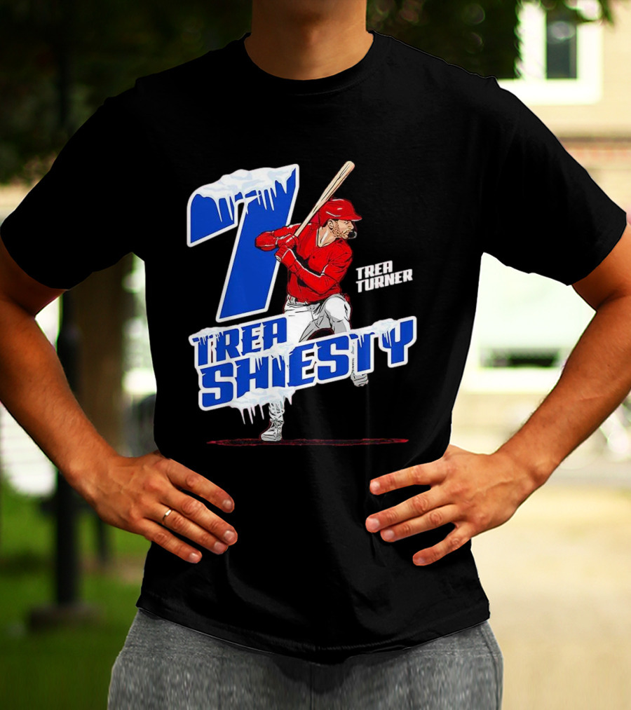 Trea Shiesty 7 Icy Trea Turner Philadelphia Phillies Baseball T-Shirt
