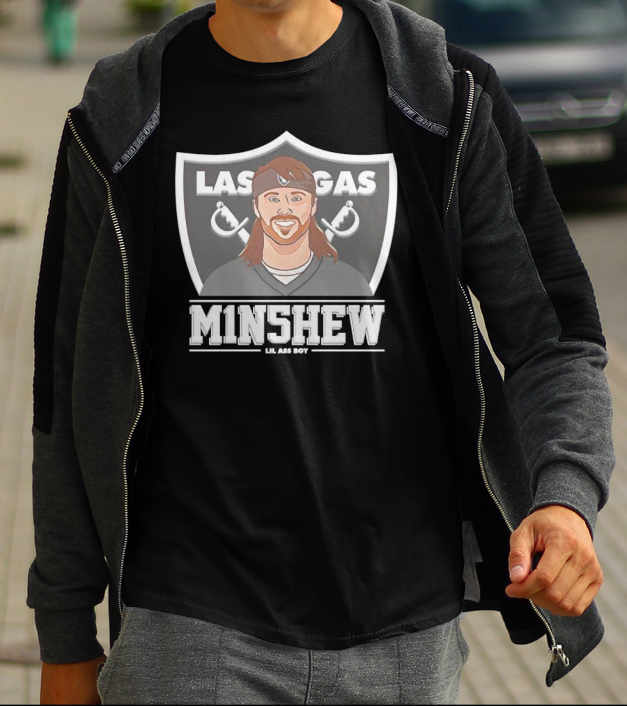 Las Vegas Raiders Minshew M1N5HEW Lil Ass Boy T-Shirt
