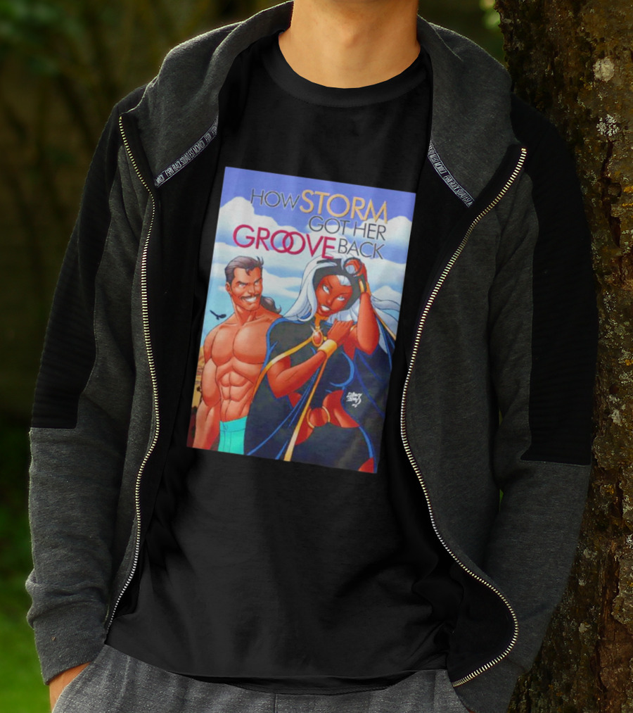 How Storm Got Her Groove Back Comic Style Cover T-Shirt