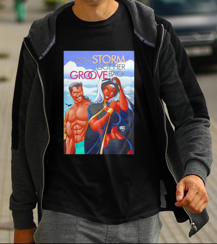 How Storm Got Her Groove Back Comic Style Cover T-Shirt