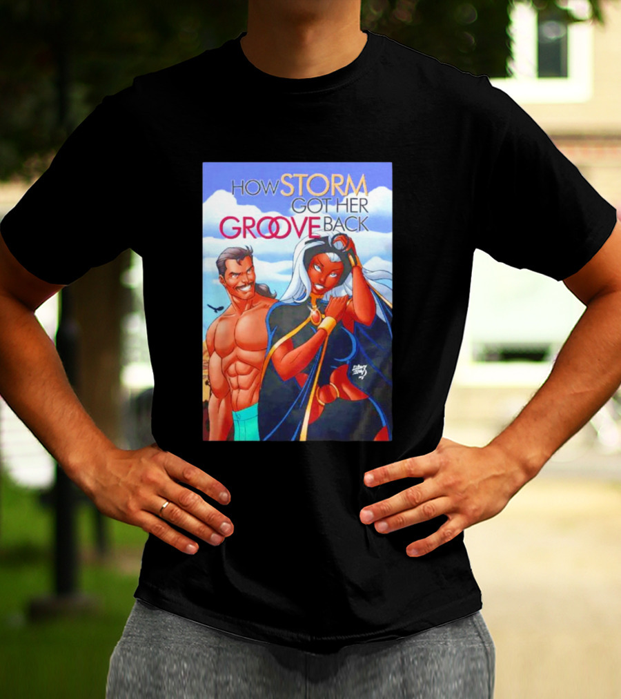How Storm Got Her Groove Back Comic Style Cover T-Shirt
