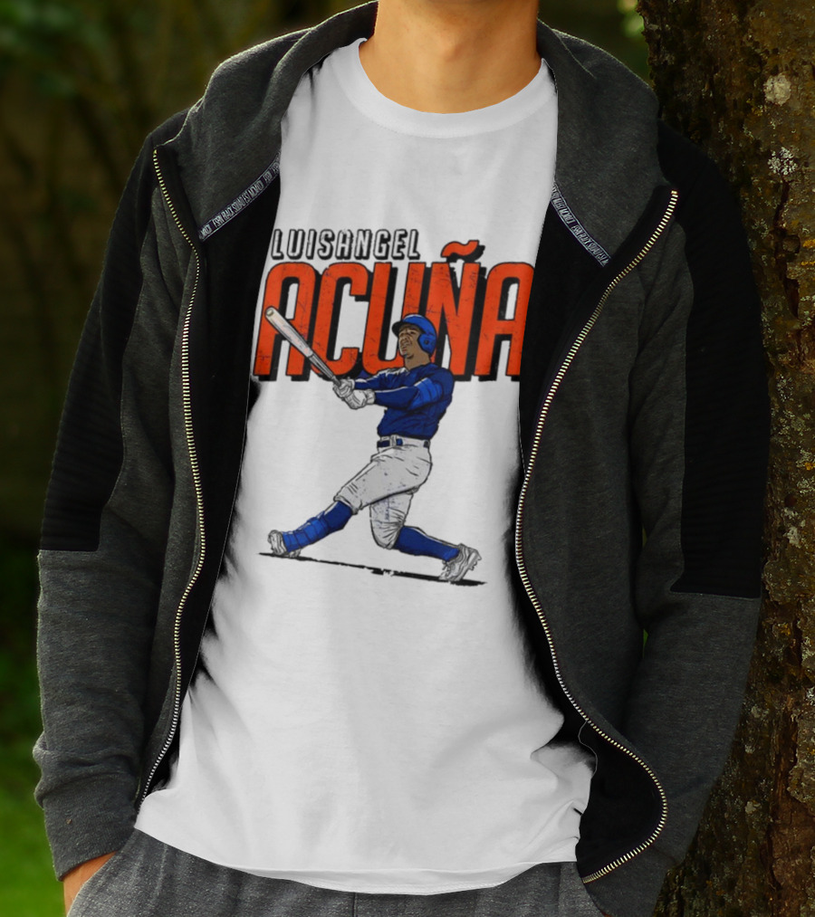 Luisangel Acuna Baseball Hitter Action T-Shirt