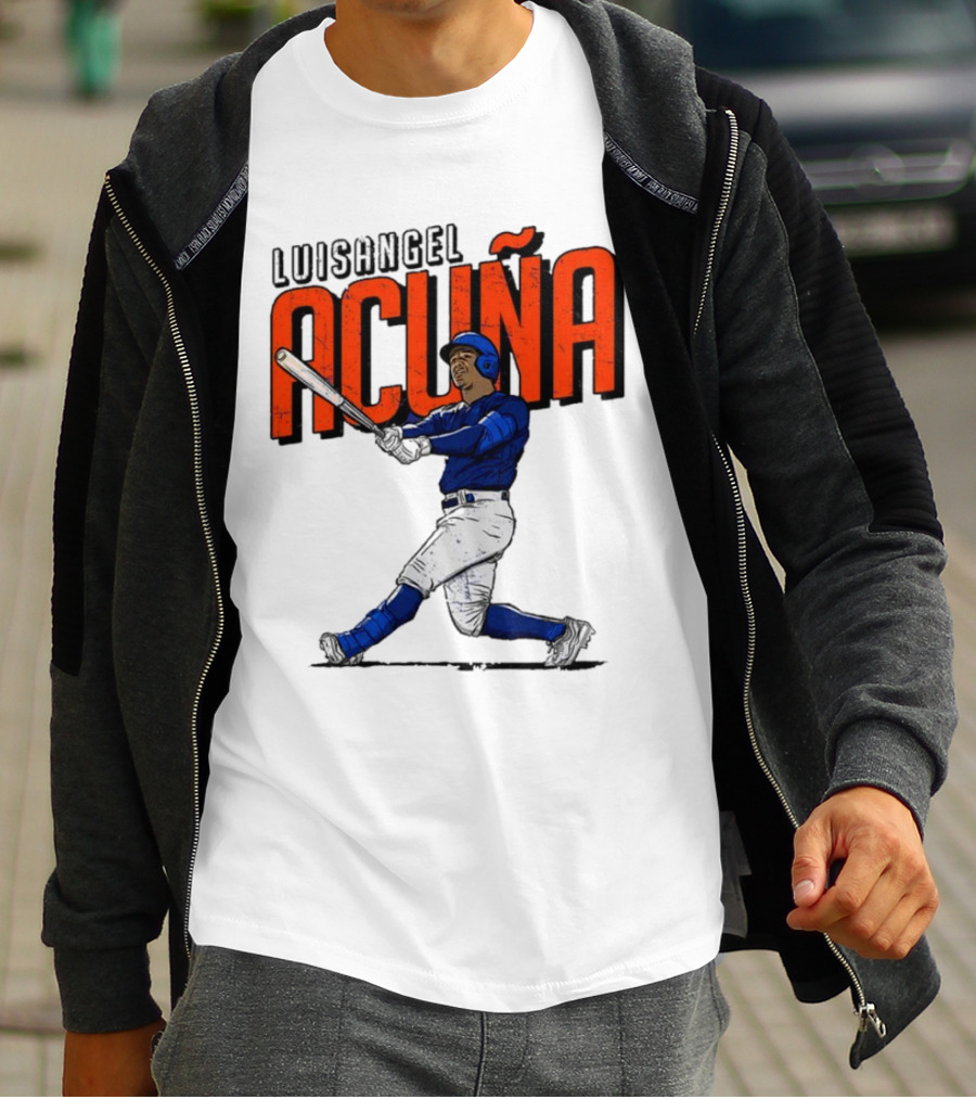 Luisangel Acuna Baseball Hitter Action T-Shirt