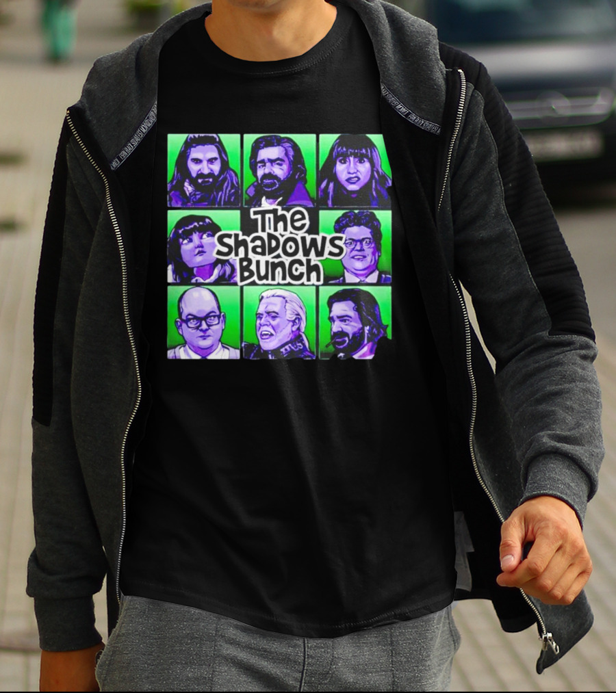 The Shadows Bunch Characters Pop Art Collage T-Shirt