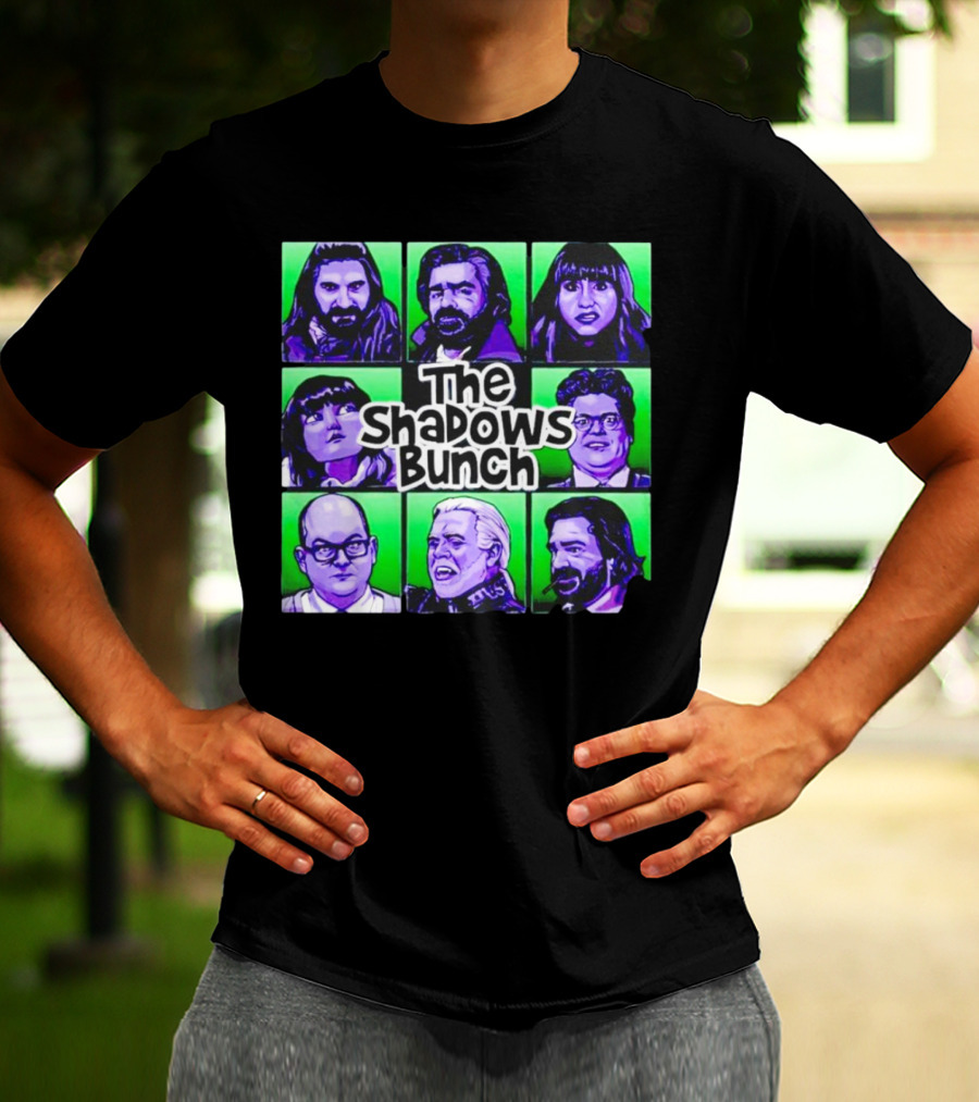 The Shadows Bunch Characters Pop Art Collage T-Shirt