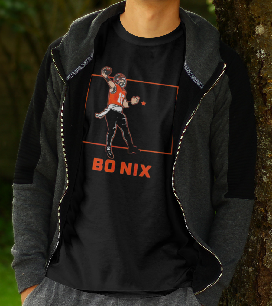 Bo Nix Football Star Player Denver Broncos T-Shirt