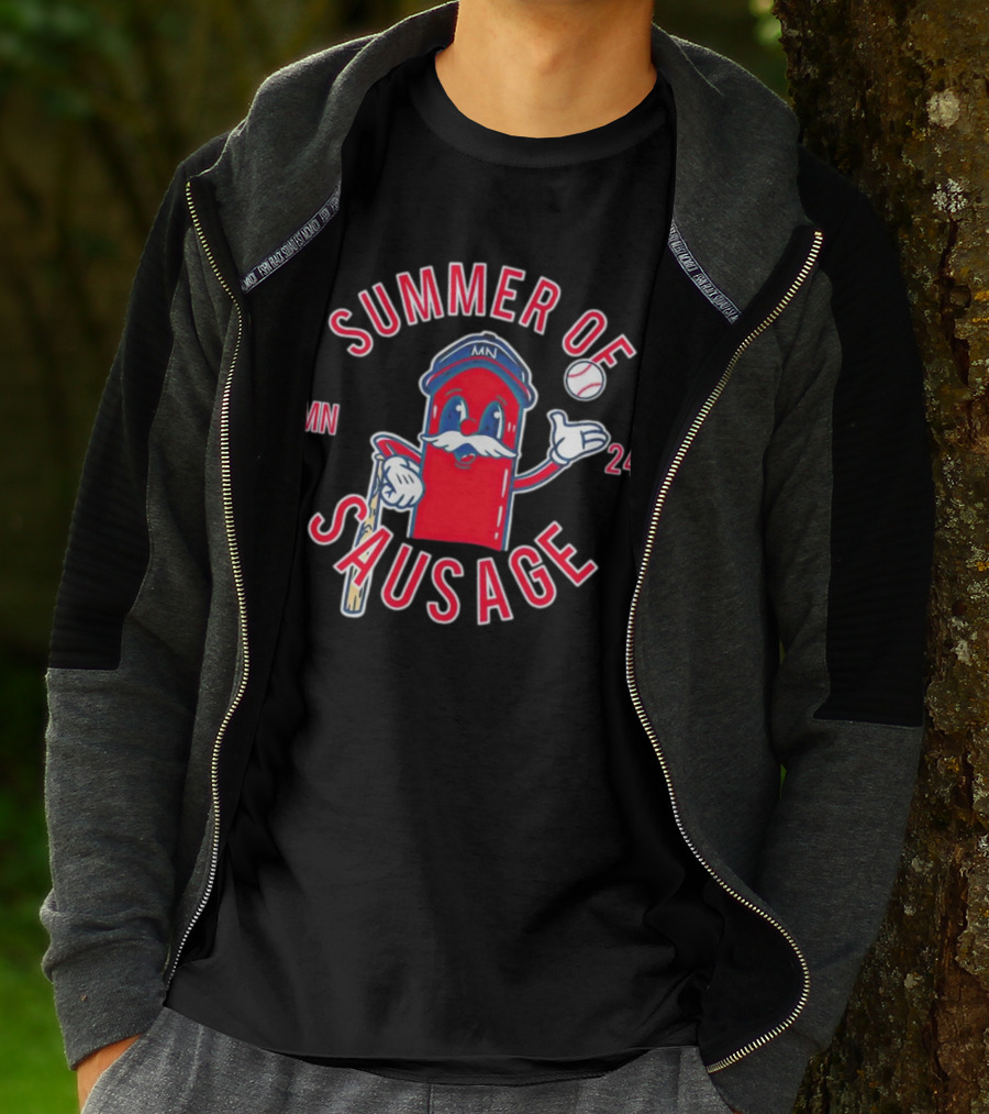 Summer Of Sausage MN Baseball Mascot 24 T-Shirt