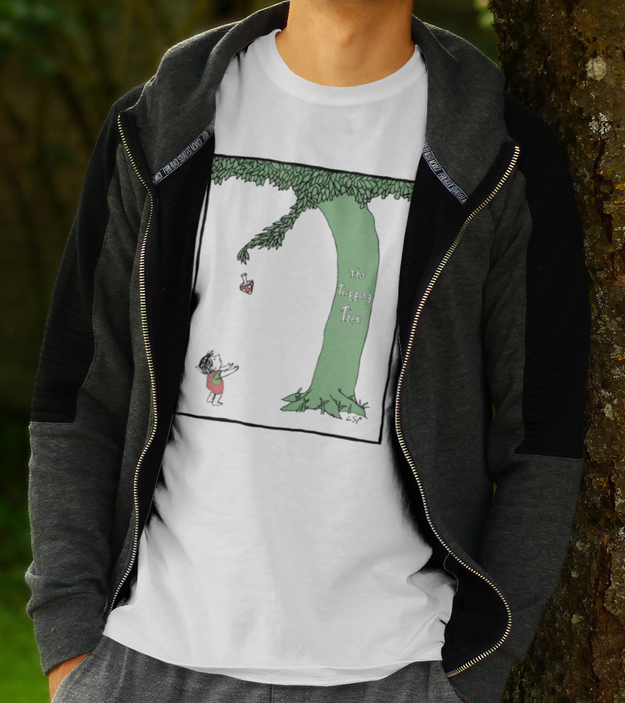 The Tripping Tree Heart Exchange Green Animation T-Shirt