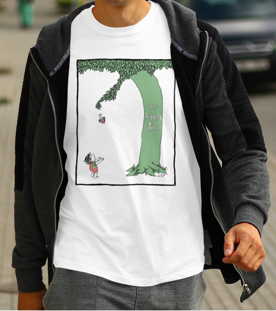 The Tripping Tree Heart Exchange Green Animation T-Shirt