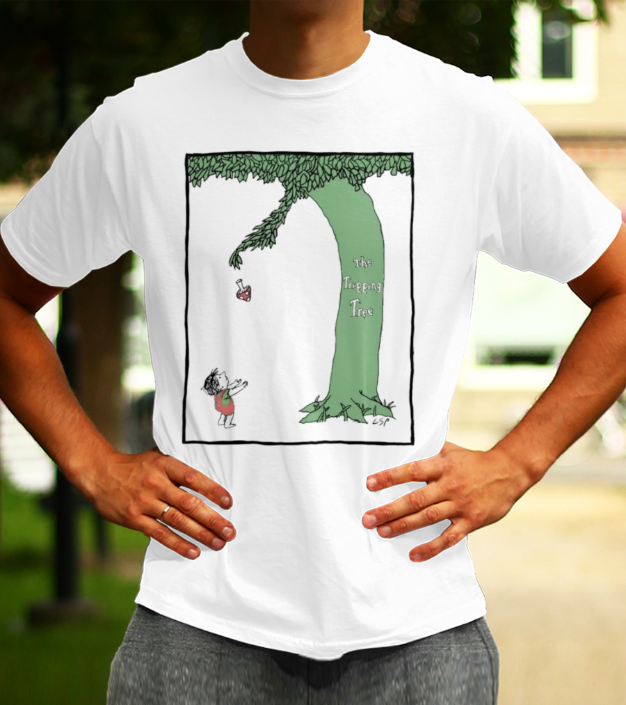 The Tripping Tree Heart Exchange Green Animation T-Shirt