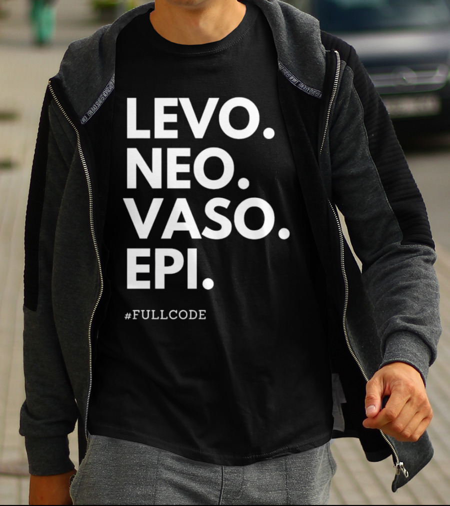 Levo Neo Vaso Epi Fullcode Text T-Shirt