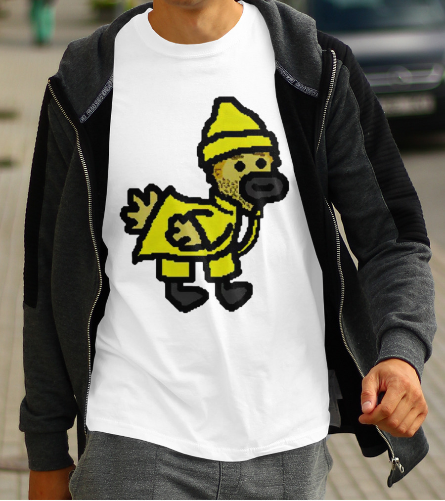 Fall Guy Gosling Bearded Yellow Raincoat Sprite T-Shirt