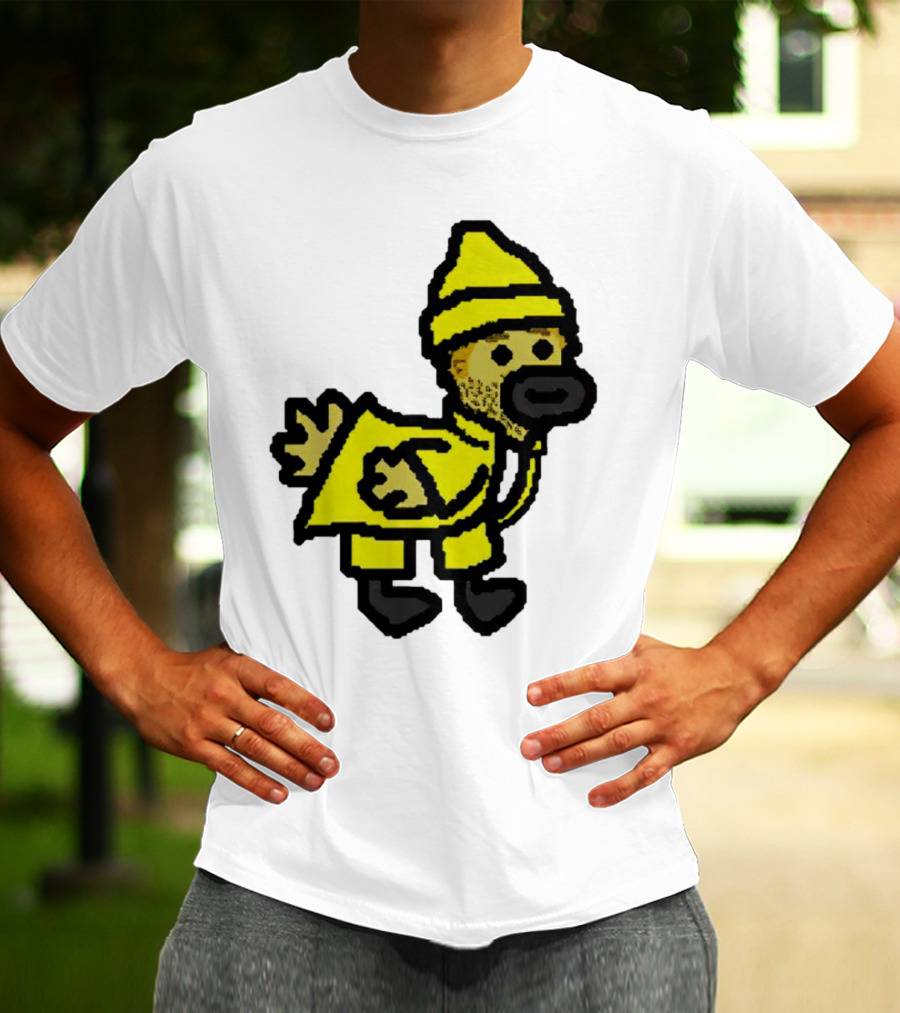 Fall Guy Gosling Bearded Yellow Raincoat Sprite T-Shirt
