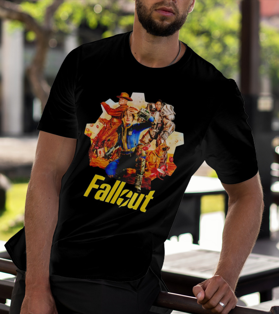 Fallout New Vegas Power Armor Dog旅者 T-Shirt
