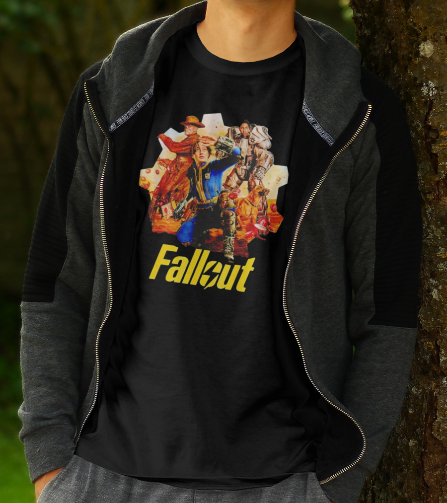 Fallout New Vegas Power Armor Dog旅者 T-Shirt