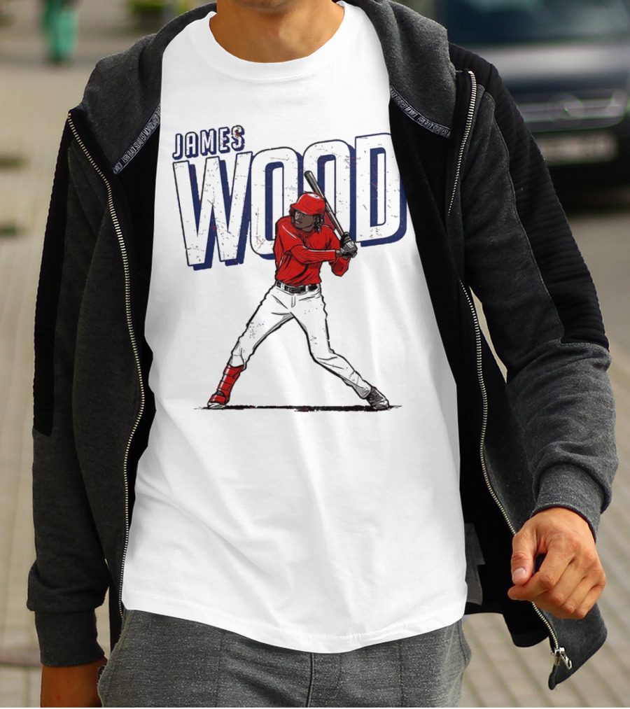 James Wood Washington Nationals Baseball Player T-Shirt
