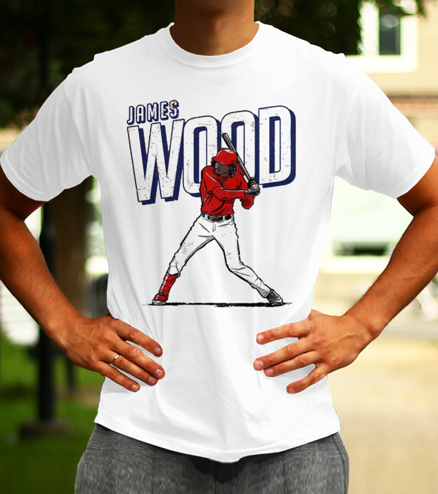 James Wood Washington Nationals Baseball Player T-Shirt
