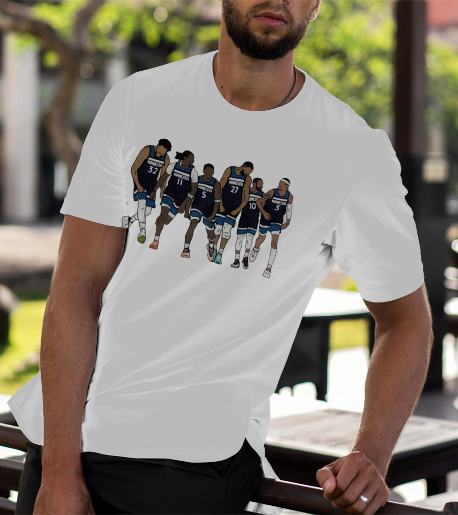 Kat Naz Ant Rudy Conley Amp Mcdaniels Minnesota Basketball Team Players T-Shirt