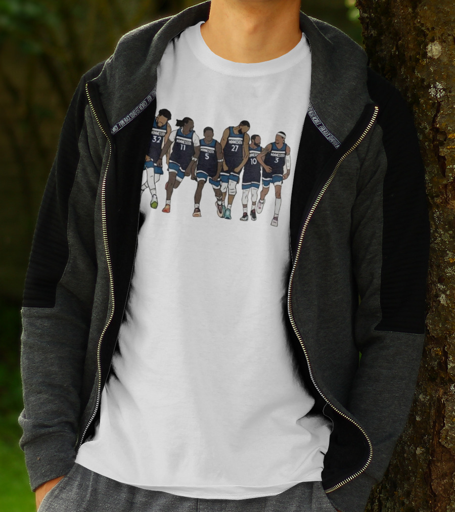 Kat Naz Ant Rudy Conley Amp Mcdaniels Minnesota Basketball Team Players T-Shirt