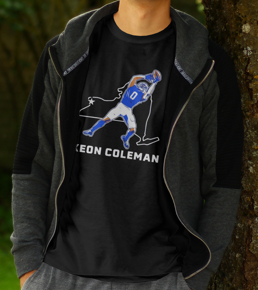 Keon Coleman Football Catch Buffalo State Star T-Shirt