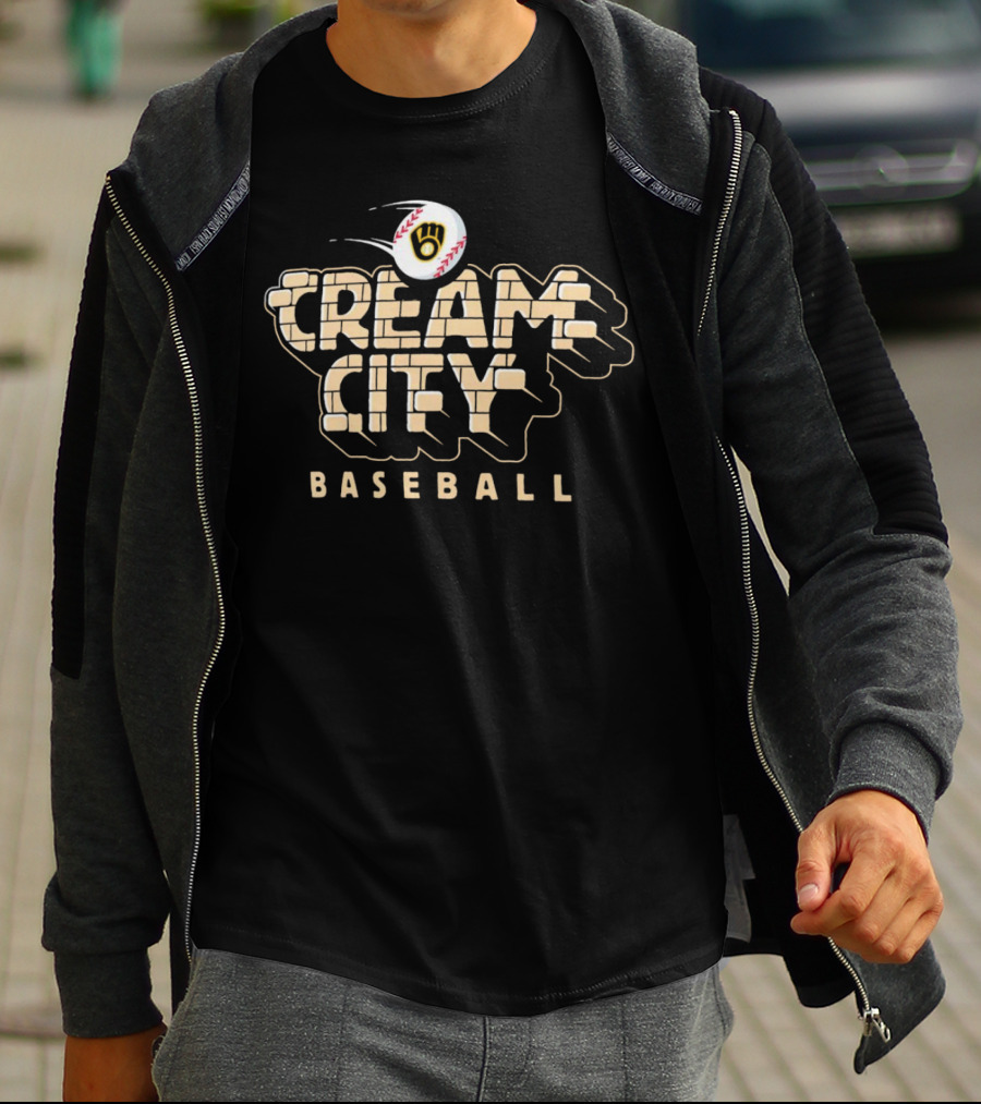 Milwaukee Brewers Cream City Baseball T-Shirt