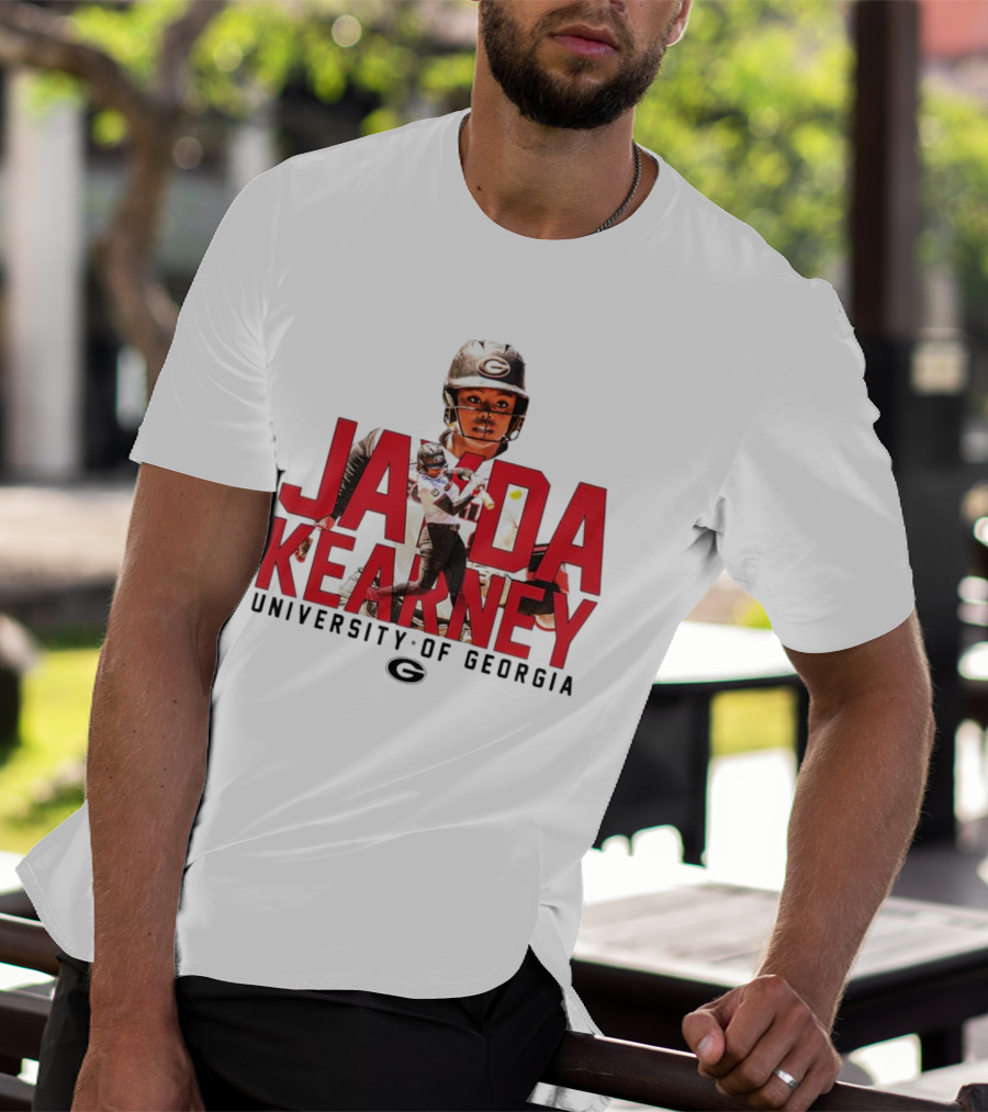 Jayda Kearney University Of Georgia Softball Player Collage T-Shirt