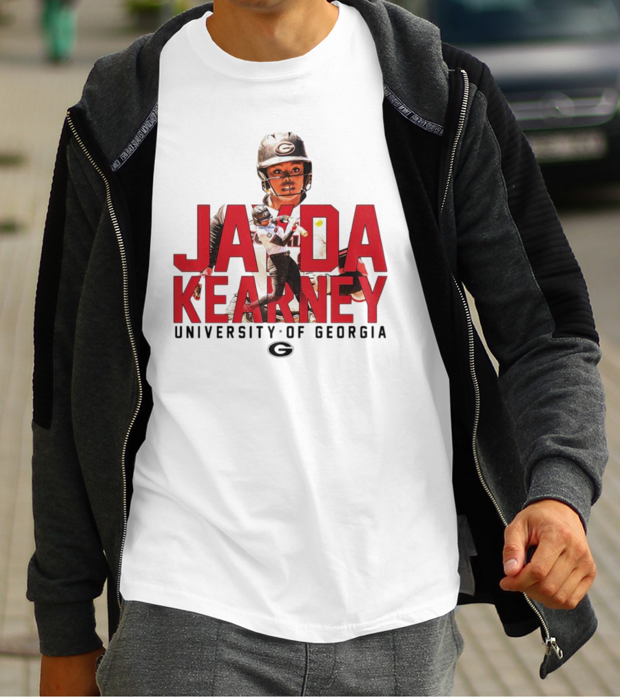 Jayda Kearney University Of Georgia Softball Player Collage T-Shirt