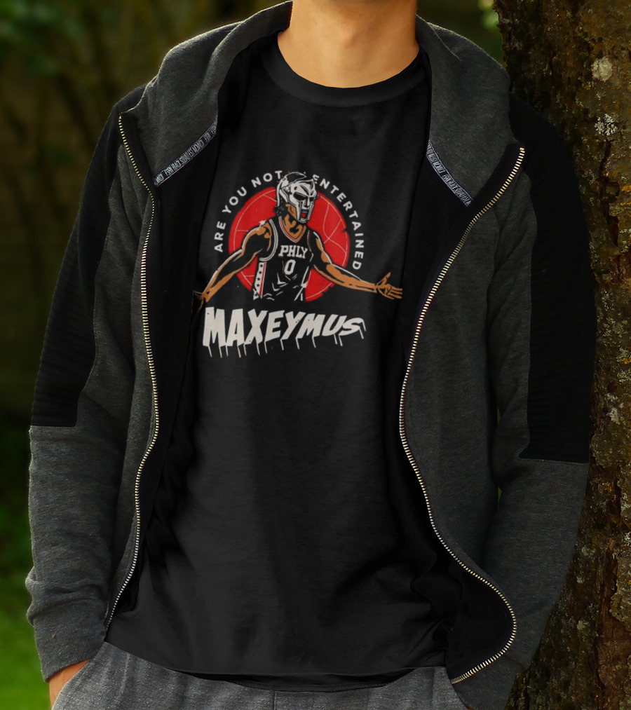 Maxeymus Are You Not Entertained Phly Basketball Gladiator T-Shirt