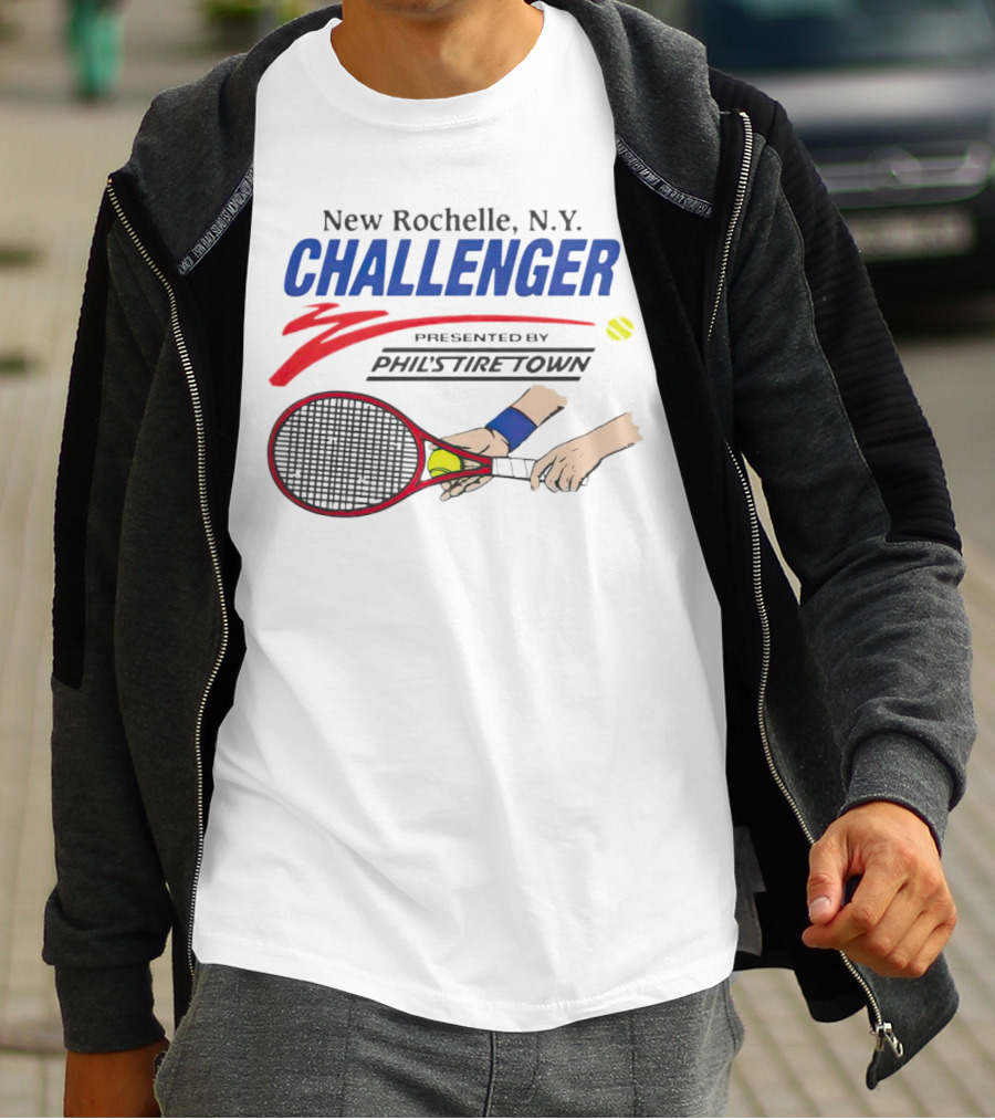 New Rochelle NY Challenger Tennis Tournament Presented By Philstiretown T-Shirt
