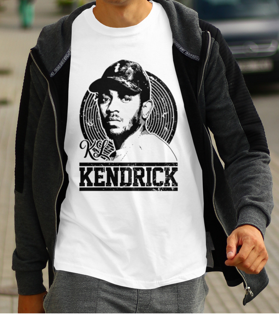 Kendrick Lamar KL Iconic Tribute Circular T-Shirt