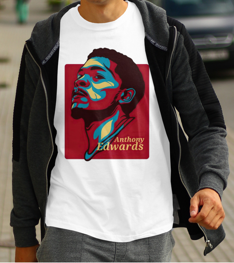Anthony Edwards Minnesota Timberwolves NBA Player T-Shirt