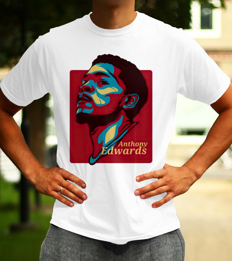 Anthony Edwards Minnesota Timberwolves NBA Player T-Shirt