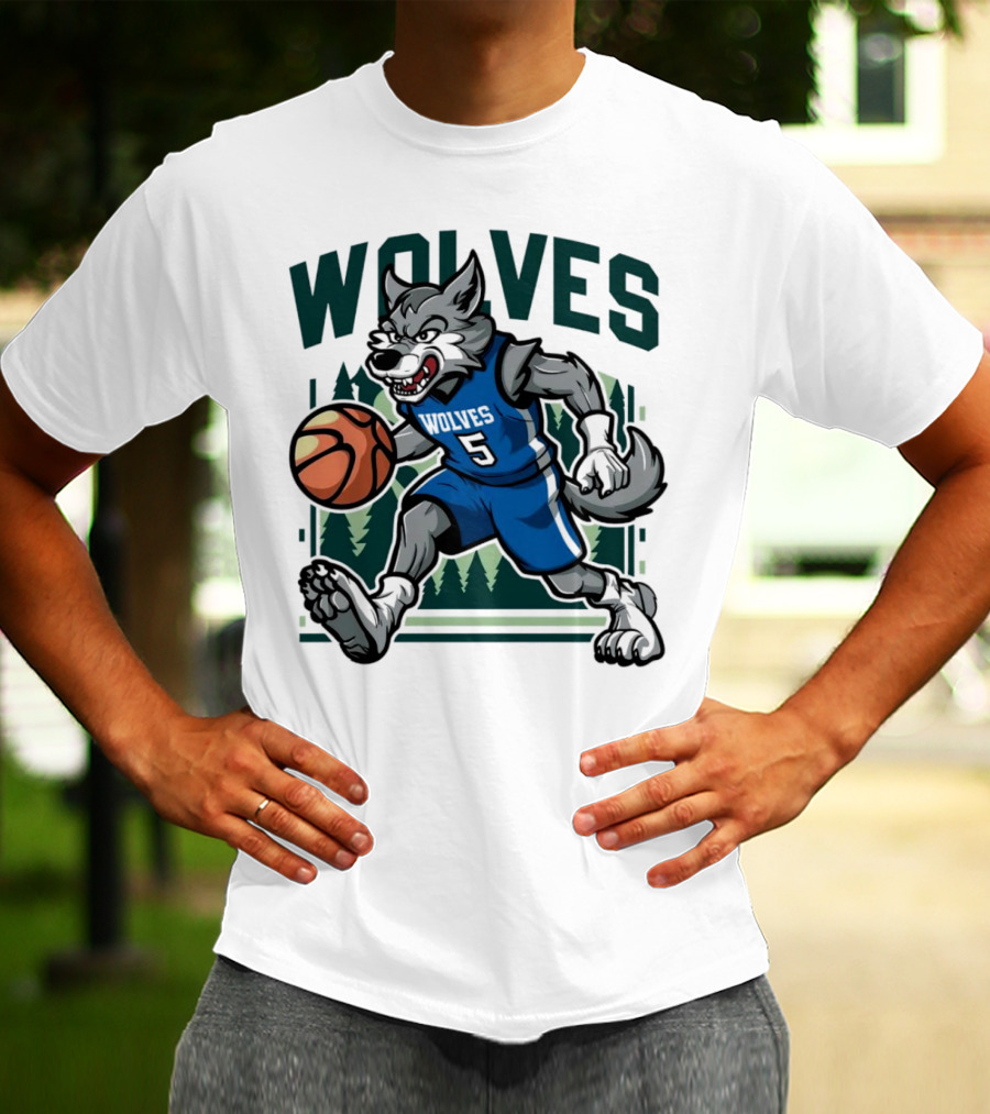 Wolves Basketball Vintage Minnesota Timberwolves T-Shirt