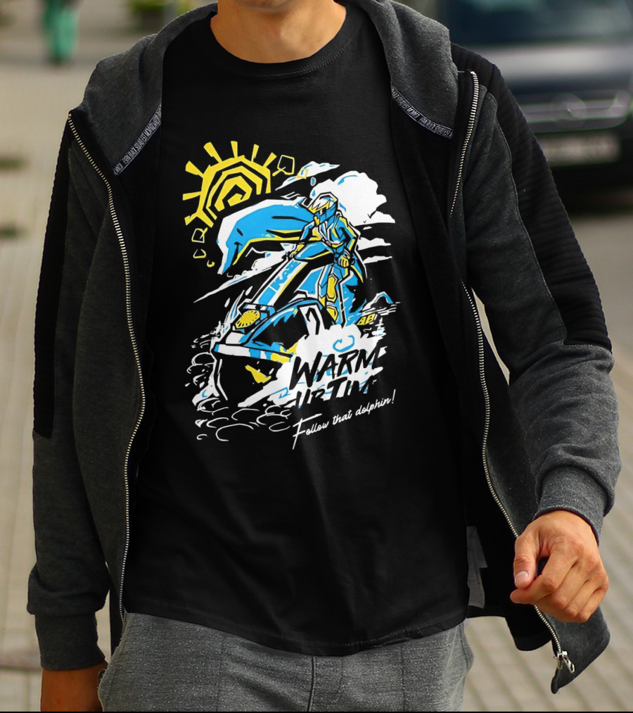 Warm Up Time Follow That Dolphin Wave Race 64 Sunburst Splash Adventure T-Shirt