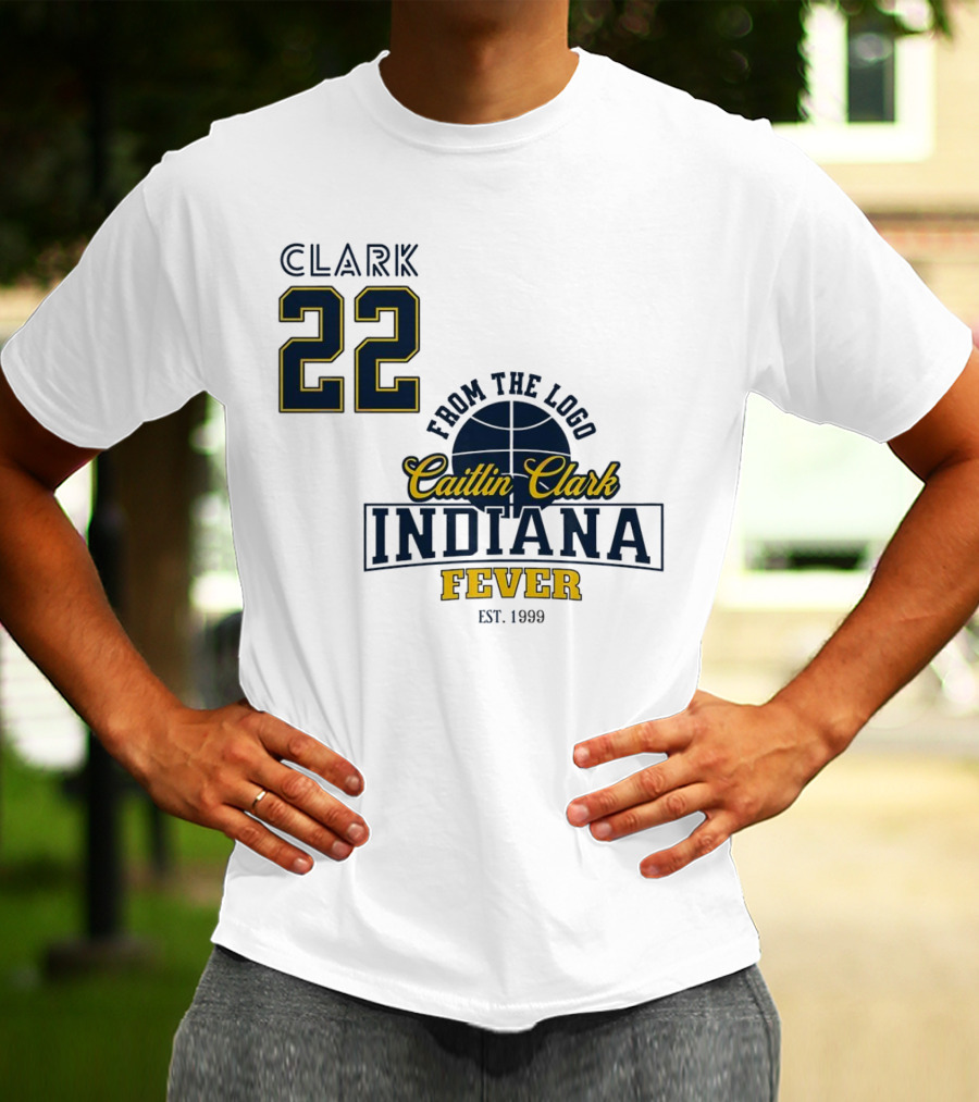 Clark 22 From The Logo Caitlin Clark Indiana Fever Est. 1999 Basketball T-Shirt