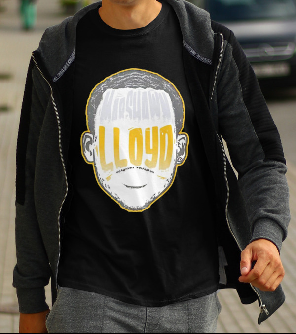 MarShawn Lloyd Face Illustration Football Packers Influence T-Shirt
