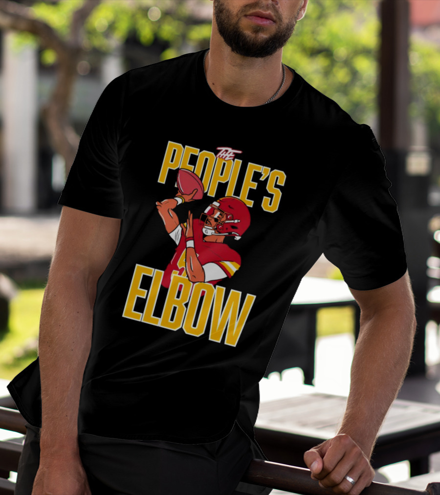 The People’s Elbow Washington Commanders Football Player Quarterback T-Shirt