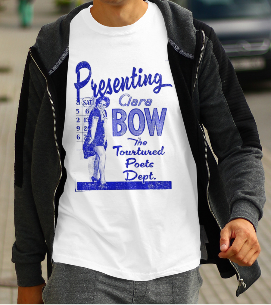 Presenting Clara Bow The Tortured Poets Dept T-Shirt