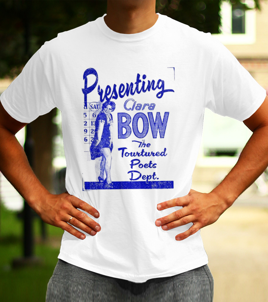 Presenting Clara Bow The Tortured Poets Dept T-Shirt
