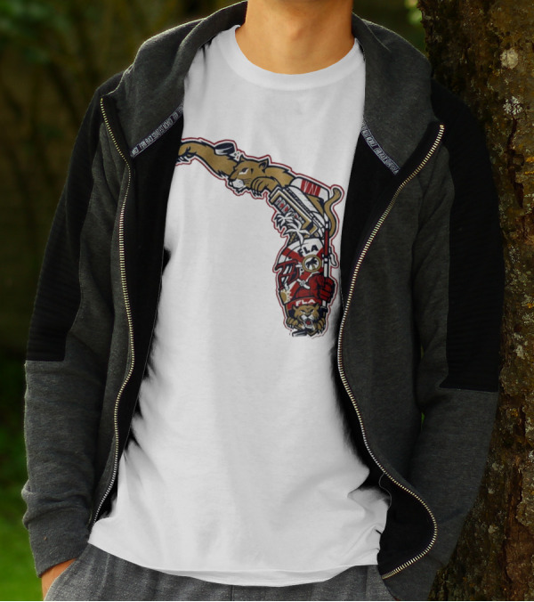 Florida Panthers Let's Hunt State Hockey T-Shirt
