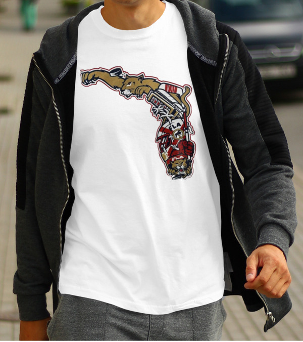 Florida Panthers Let's Hunt State Hockey T-Shirt