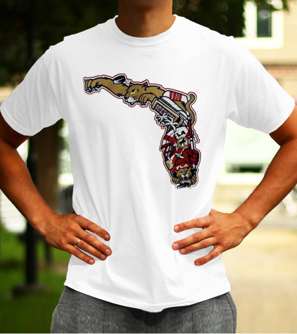 Florida Panthers Let's Hunt State Hockey T-Shirt