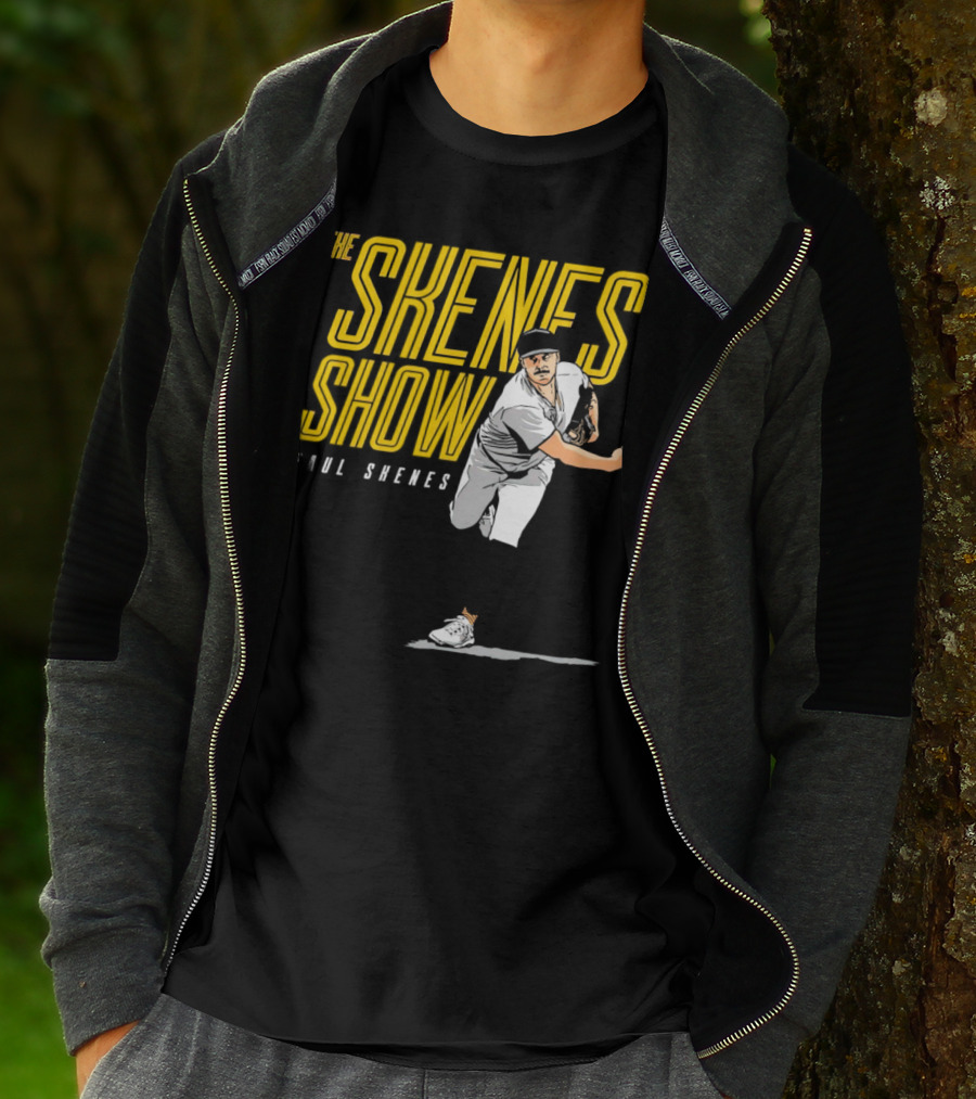 The Skenes Show Paul Skenes Pittsburgh Pirates Pitching Action T-Shirt